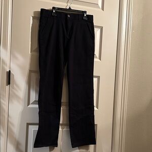Chaps Boys Black Chinos